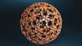 Geometrical pattern design animation in blender #blender #animation