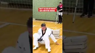 Man Breaks Record Shattering Bricks With His Head😳 #shortvideo #shorts