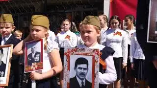 Бессмертный полк в школе № 2128 "Энергия"
