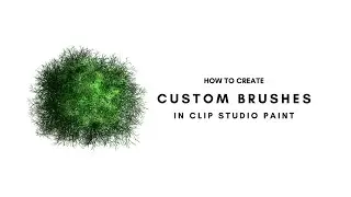 How to create Custom Brushes | Clip Studio Paint | Hamabe Arts