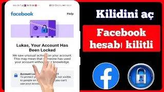 Facebook Hesabı Nasıl Açılır-2024 | FACEBOOK HESABI KILITLENDI NASIL AÇILIR