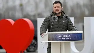 ГОДОВЩИНА освобождения БУЧИ — ЗЕЛЕНСКИЙ и ЛИДЕРЫ других ГОСУДАРСТВ почтили ПАМЯТЬ ПОГИБШИХ