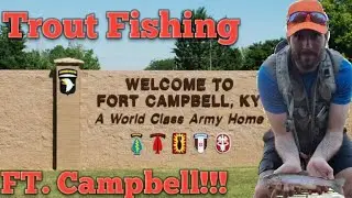 Trout fishing on Fort Campbell