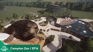 Aquarium Main Entrance & Grey Seal Habitat | Tampton Zoo EP16 | Planet Zoo