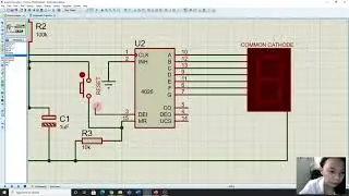 Simple Innovation - Seven-Segment Counter Display | Pulse Counter | Proteus Simulator