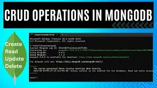 Master CRUD operations In MongoDB