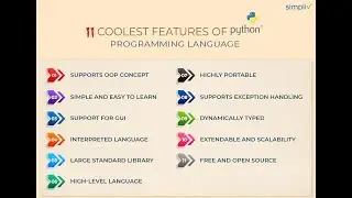 11 Coolest Features of Python Programming | Python Programming Best Features | Simpliv Learning