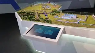 Сенсорный терминал интерактивного макета