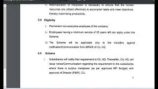 Coal India CIL 1 Lakh grant and incentive scheme for Non-Ex  for Transfers