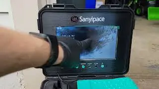 How to use a Sanyipace Sewer Camera Self-Leveling, 328ft/100m 0.2in/5mm Harder Fiberglass Cable