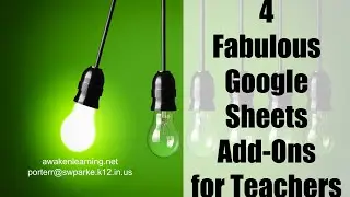 4 Fabulous Google Sheets Add-Ons for Teachers