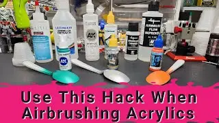 Use This Hack When Airbrushing Acrylics - Airbrushing Tips & Tricks