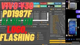 Vivo Y30 PD1987F Hang on logo, Flashing After Dead Fix File Unlock Tool