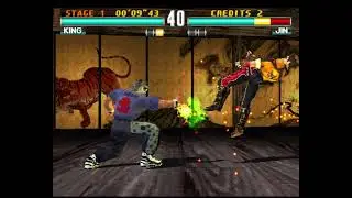 True Ogre Moves  Tekken Jin Kazama Totally Surprised What Happen to King With True Ogre Moves
