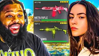 #1 Tiktok Girl Builds my Meta Loadout on Rebirth Island!