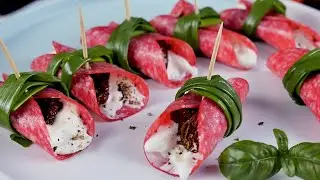 Рулетики из салями - Рецепты от Со Вкусом