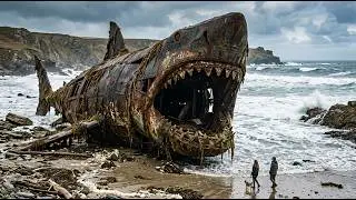 Abandoned 25-Meter Metal Shark Turned Into a Dream Coastal Mansion | Design Concept
