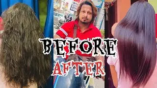 Before after hair smoothing and hair treatment ￼| My Experience | #haircare #trending #haircut