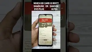 Which SD Card is Best ? 😱 | Samsung EvoPlus vs SanDisk Ultra | 