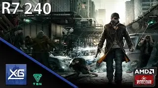 Watch Dogs: High Settings on AMD Radeon R7 240 2GB GDDR3 (Map Size)