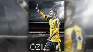 MESUT ÖZIL SPEED ART || Photoshop Speed Art #37