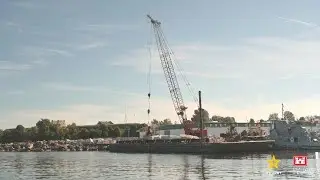 Oswego Breakwater Construction Nears Completion