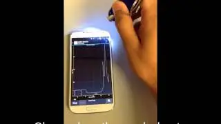 Samsung Galaxy S4's light sensor response to light.