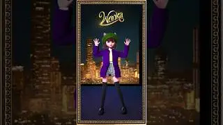 Oompa Loompa🎵Trapped in a frame!😆움파룸파~🎵액자에 갇혔어!😆 #lechat #wonka #oompaloompa #dance #shorts