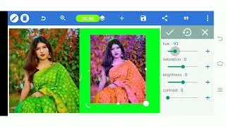 How To Joint image Editing Green Background Color Effect