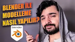 Blender Dersleri, Nasıl Kullanılır, Blender Eğitimi, Exturude, Bevel, Loopcut.