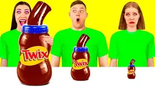 Real Food vs Chocolate Food Challenge | Prank Wars by DaGaDa Challenge