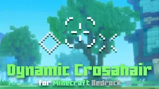 Only Dynamic Crosahair For Minecraft Bedrock (1.21+)🔥|| Link In description 🔗