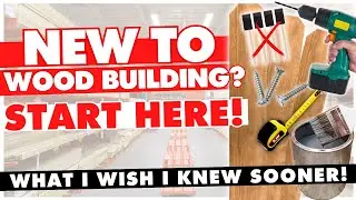 Beginner Wood Building Tips + Tricks 🔨 GENIUS tips I wish I knew when I started!