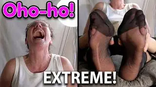 mature nylon feet tickling - tickle feet