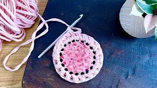 How to Start a Crochet Basket with a Base