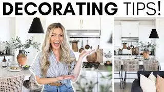 KITCHEN DECORATING TIPS || HOME DECOR IDEAS || HOW TO GIVE YOUR SPACE A HIGH-END LOOK FOR LESS