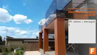 Вентфасад с клинкерной плиткой без мокрых процессов, панелями и камнем.
