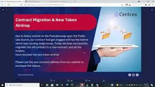 Centcex Update: Audit Report, Contract Migration, & CMC Listing