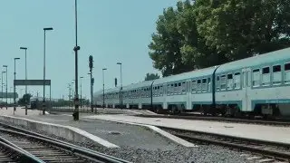 Trains at Balatonfüred Station