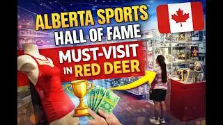 Exploring and Playing Inside Alberta Sports Hall of Fame: Not a Typical Museum in Red Deer Alebrta!