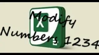|| Modidy Number Format || #tbah #excel #exceltutorial #exceltips #number