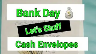 Cash Envelope Stuffing | 2-Weeks | I'ts Bank Day