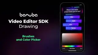 New Finger Drawing Tool | Banuba Video Editor SDK v1.46.0