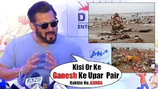 Salman Khan Strong Statement & Lost Temper on Hindus Who Disrespect Lord Ganesha During Visarjan