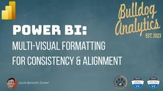 Power BI: Ensure Visual Consistency & Alignment with Multi-Select Formatting