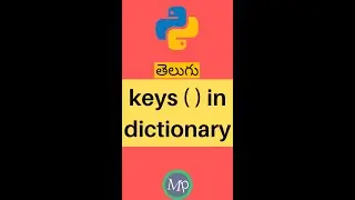 keys ( ) method in dictionary in 