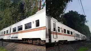 Momen KA Tumapel membawa Kereta Luar Dinas Kawis Bali !!