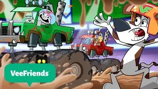 Monster Truck Madness: Can Persian Cat Chill Out? 🐱🔥| VeeFriends 🐈‍⬛ | NEW! | Full Episode