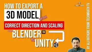 How to Export blender 3D model from Blender tutorial to Unity tutorial for game beginners in 2023