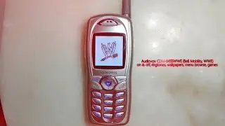 Audiovox CDM-8455WWE (Bell Mobility, WWE) on & off, ringtones, wallpapers, menu browse, games